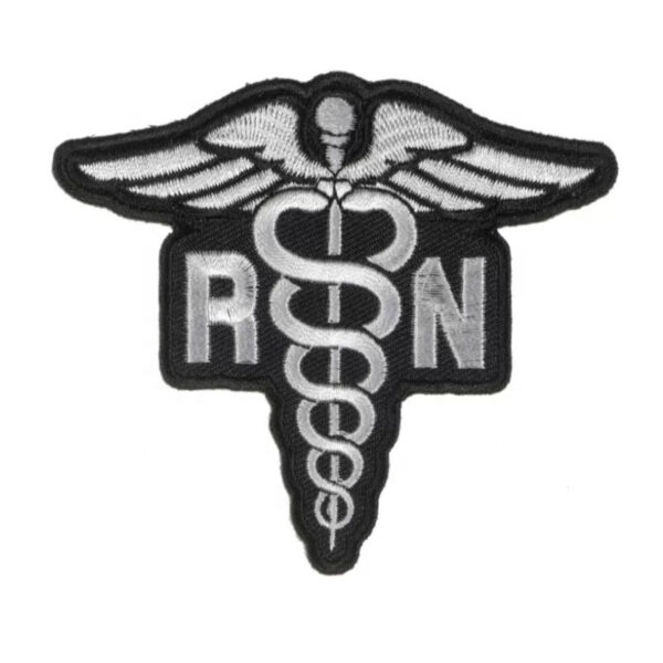 RN Iron on Embroidery Patch