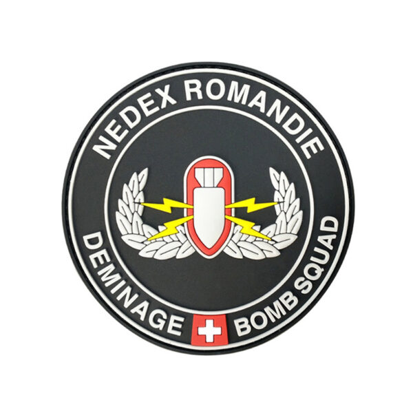 Romandie Custom 3D Embossed PVC Rubber Patches