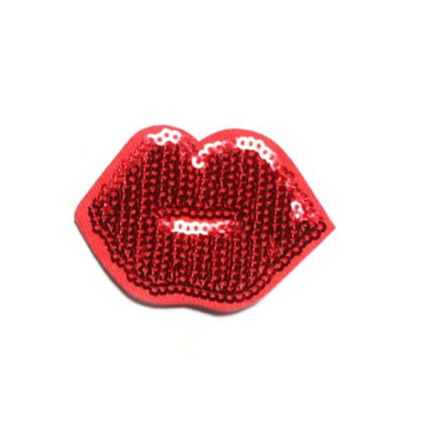 Custom LIPS Sew on Sequin Patches