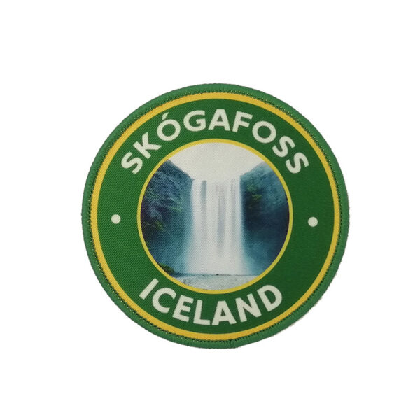 Iceland Woven Embroidery Patches